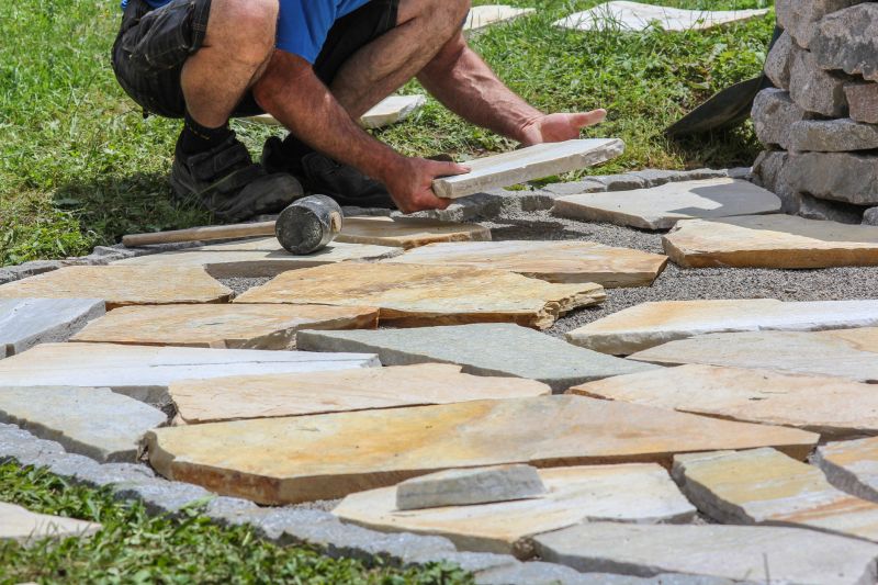 Stone Patio Installation
